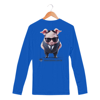 Nome do produto BonusPig1 - Camisa Manga Longa Sport Dry UV