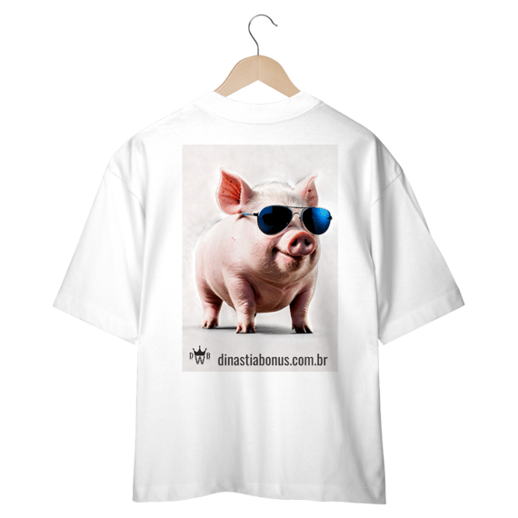 BonusPig1 - Camiseta Oversized