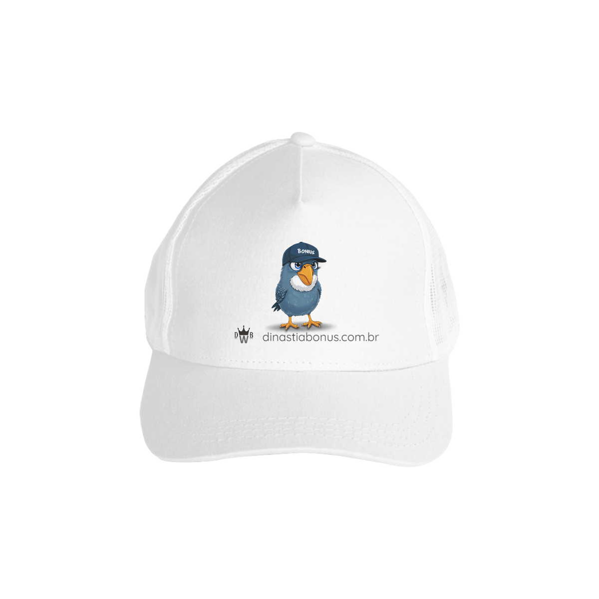 Nome do produto: BonusPiu1 - Boné Americano com tela