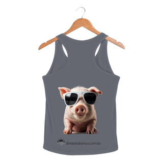 Nome do produto BonusPig1 - Regata Fem Sport Dry UV