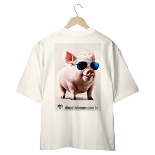 Nome do produto BonusPig1 - Camiseta Oversized