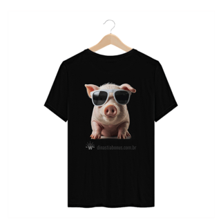Nome do produto BonusPig1 - T-Shirt Plus-Size
