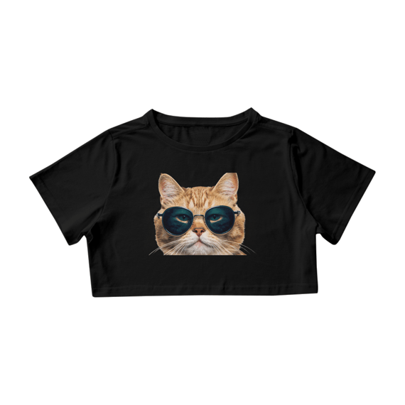 BonusCat1 - Camisa Cropped