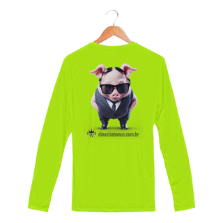 Nome do produto BonusPig1 - Camisa Manga Longa Sport Dry UV