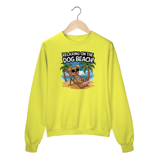 Nome do produto Moletom Fechado Estampa Cao na Praia Relax