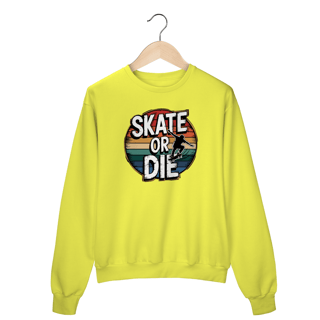 Nome do produto Moletom Fechado estampa Skate Sol