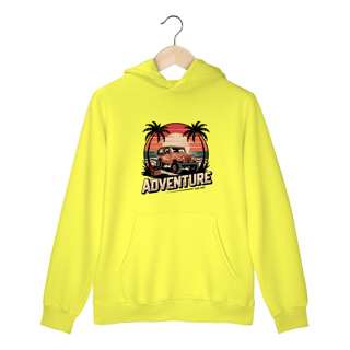 Nome do produto Moletom Canguru com Bolso e Capuz Aventura Off-Road Jipe Praia