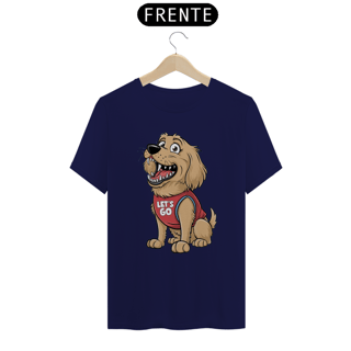 Nome do produto T-Shirt Classic Estampa  de um Cao golden retriever