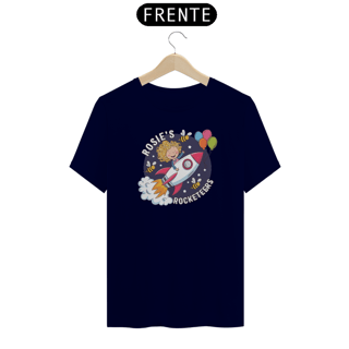Nome do produto T-Shirt Quality Estampa de menina e Foguete Space