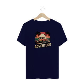 Nome do produto T-Shirt Plus Size GG Estampa Aventura Jipe Sol