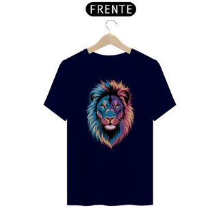 Nome do produto T-Shirt Quality Estampa Leão Colorido
