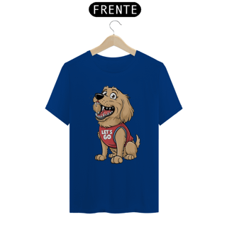 Nome do produto T-Shirt Classic Estampa  de um Cao golden retriever