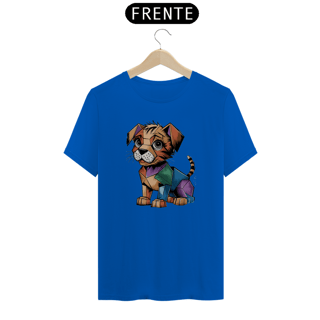 Nome do produto T-shirt Quality Camiseta com estampa  de Gato Cubismo