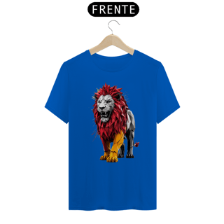 Nome do produto T-Shirt Quality Estampa Leão Colorido Corpo