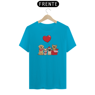 Nome do produto T-shirt Classic com Estampa de Quatro Cães