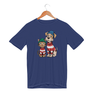 Nome do produto Camiseta Sport Dry UV Estampa Adote-me