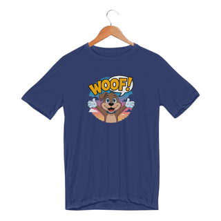 Nome do produto Camiseta Sport Dry UV Estampa Cao Woof