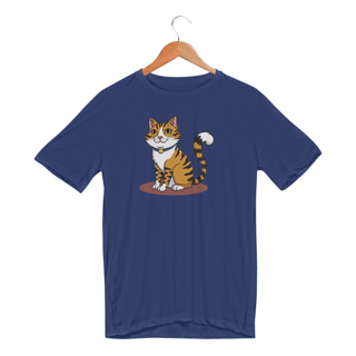 Nome do produto Camiseta Sport Dry UV Estampa Gato Tigre