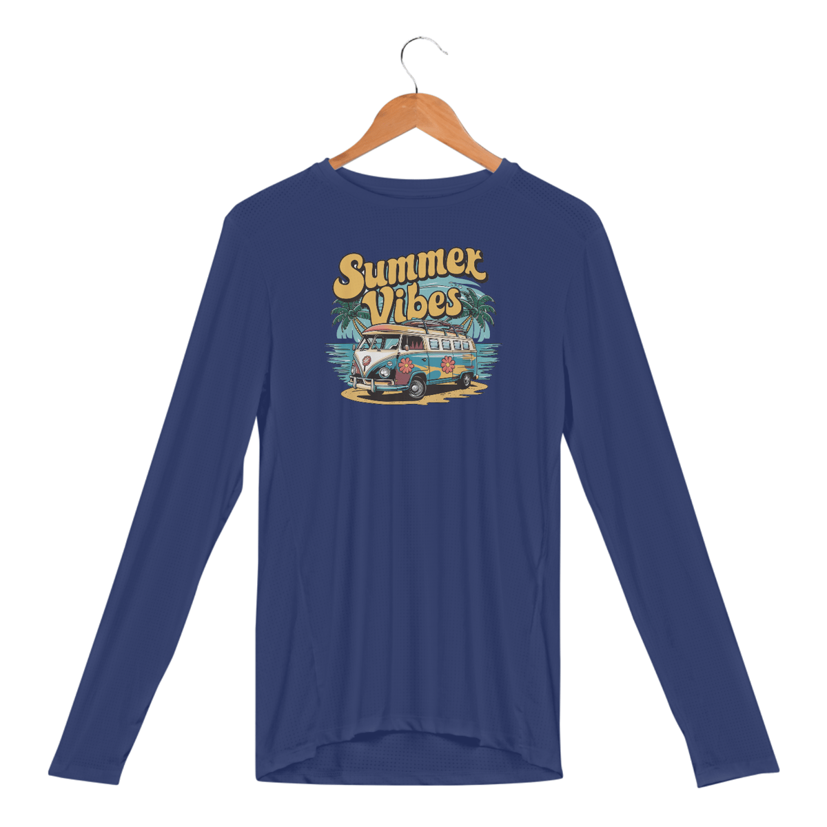 Nome do produto: Camisa Manga Longa Sport Dry UV Estampa Surf Kombi