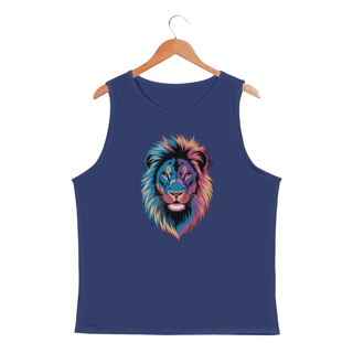 Nome do produto Regata Masculina Sport Dry UV Estampa Leão Colorido