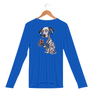 Nome do produto Camisa Manga Longa Sport Dry UV Estampa Dalmata Florais
