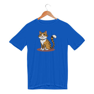 Nome do produto Camiseta Sport Dry UV Estampa Gato Tigre
