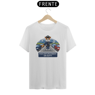 Nome do produto T-shirt Quality com estampa de policial
