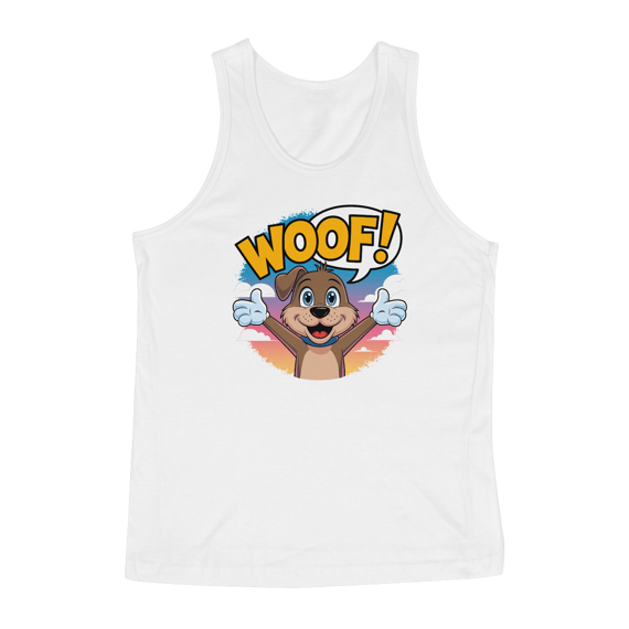 Regata Masculina Quality Estampa Cao Woof