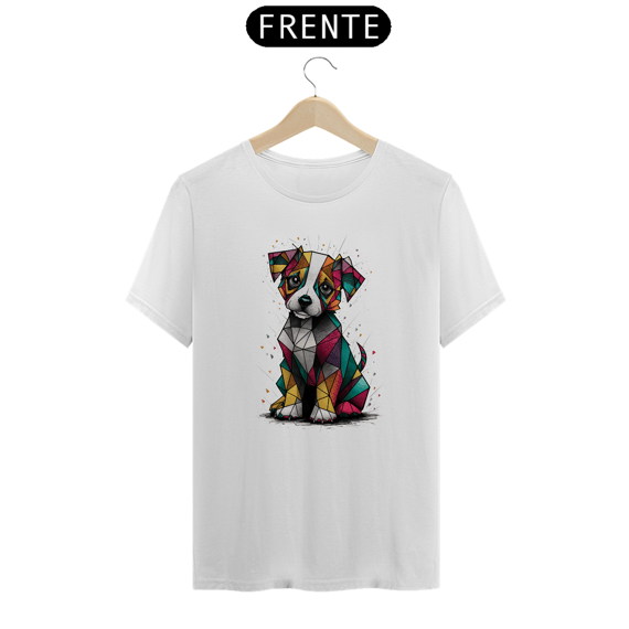 T-Shirt Classic Estampa de Cao Cubismo