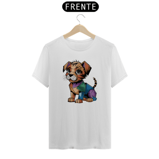 Nome do produto T-shirt Quality Camiseta com estampa  de Gato Cubismo