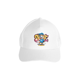 Nome do produto Bone Americano com estampa cao skate