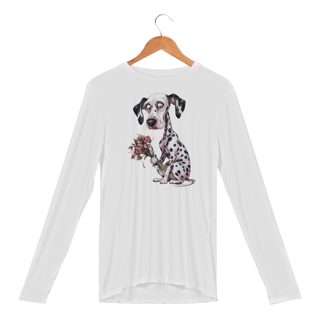 Nome do produto Camisa Manga Longa Sport Dry UV Estampa Dalmata Florais