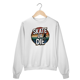 Nome do produto Moletom Fechado estampa Skate Sol