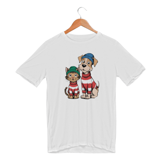 Nome do produto Camiseta Sport Dry UV Estampa Adote-me