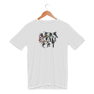 Nome do produto Camiseta Sport Dry UV Estampa Skate Manobras