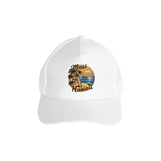 Nome do produto Boné Americano Com Tela Estampa Surf Maui