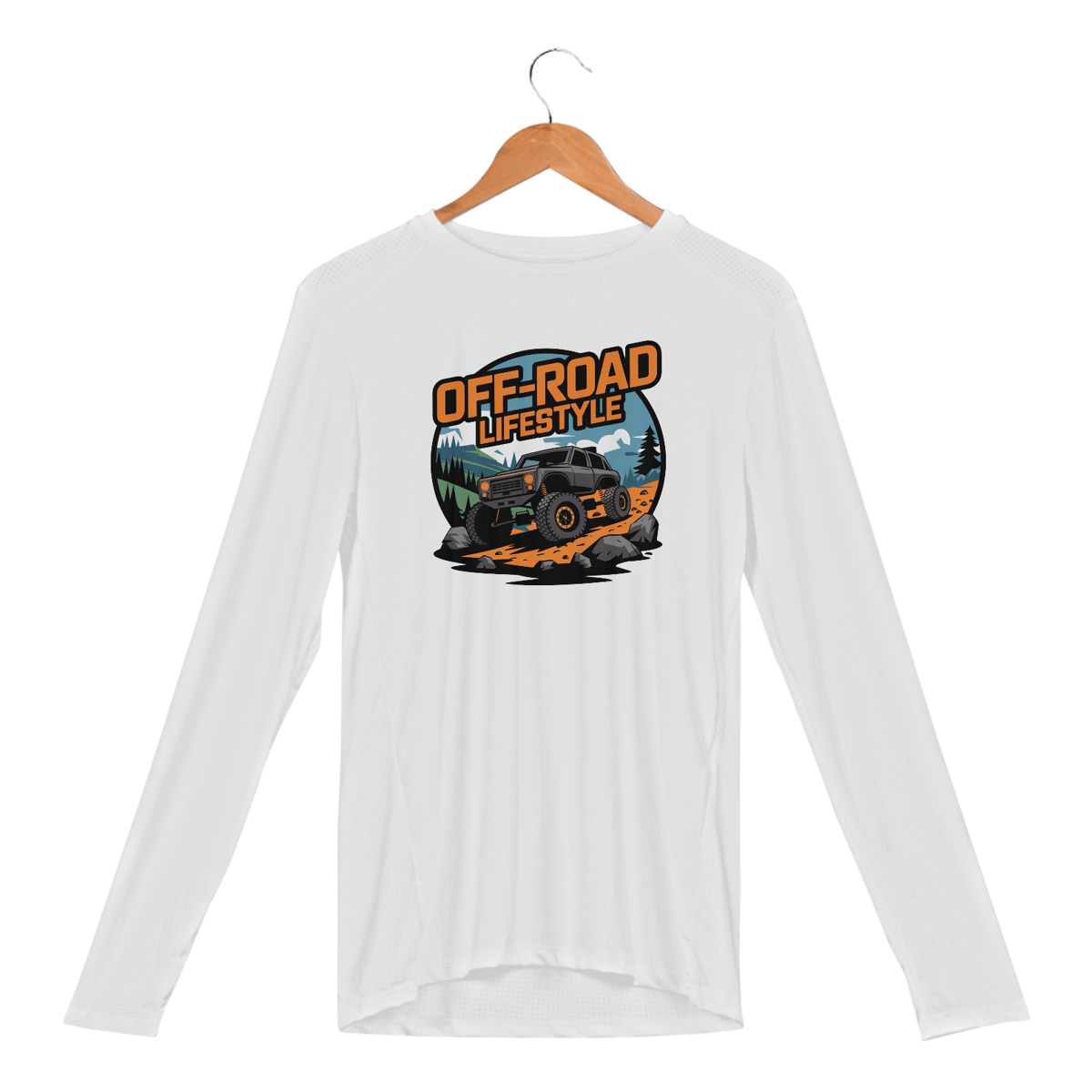 Nome do produto: Camisa Manga Longa Sport Dry UV estampa aventura  Life Style
