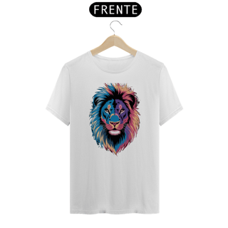Nome do produto T-Shirt Quality Estampa Leão Colorido