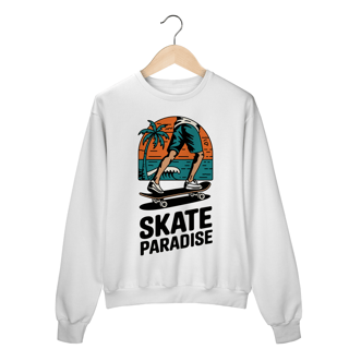 Nome do produto Moletom Fechado Estampa Skate Paradise