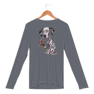 Nome do produto Camisa Manga Longa Sport Dry UV Estampa Dalmata Florais