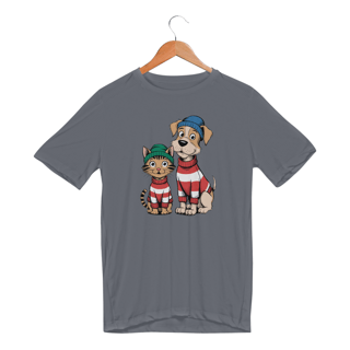 Nome do produto Camiseta Sport Dry UV Estampa Adote-me