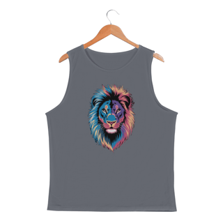 Nome do produto Regata Masculina Sport Dry UV Estampa Leão Colorido