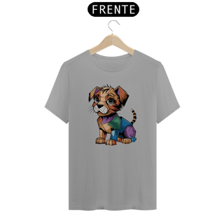Nome do produto T-shirt Quality Camiseta com estampa  de Gato Cubismo