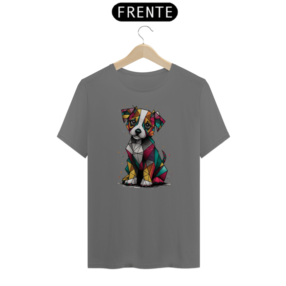 T-shirt Estonada Estampa Cao Cubismo