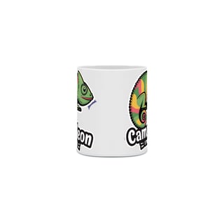 Nome do produto Caneca Cerâmica Branca Estampa Logo Camaleon