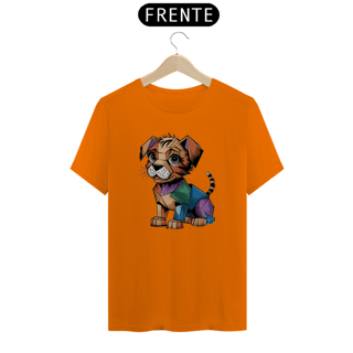 Nome do produto T-shirt Quality Camiseta com estampa  de Gato Cubismo