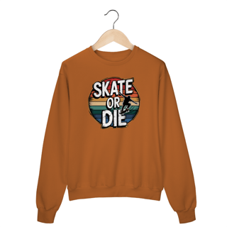Nome do produto Moletom Fechado estampa Skate Sol