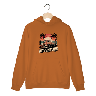 Nome do produto Moletom Canguru com Bolso e Capuz Aventura Off-Road Jipe Praia