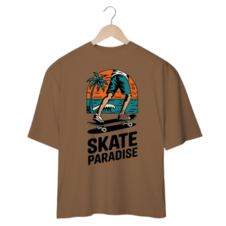 Nome do produto Camiseta Oversized Estampa Skate Paradise