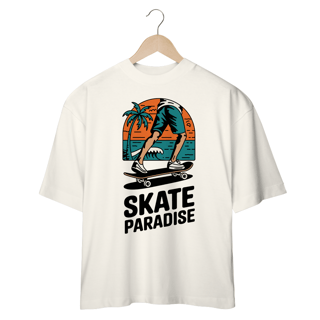 Nome do produto Camiseta Oversized Estampa Skate Paradise